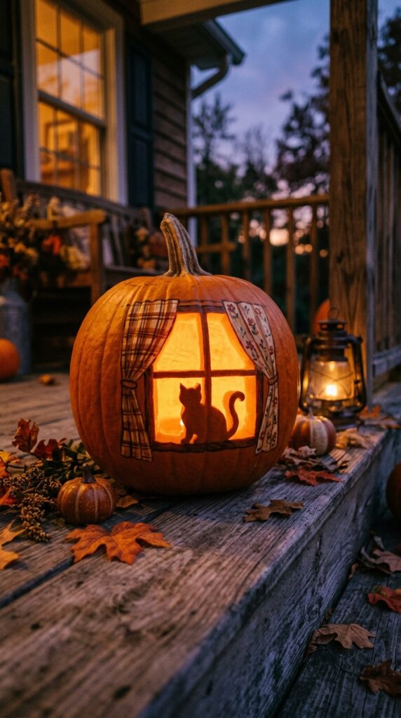 Adorable Cat Pumpkin Carving Ideas