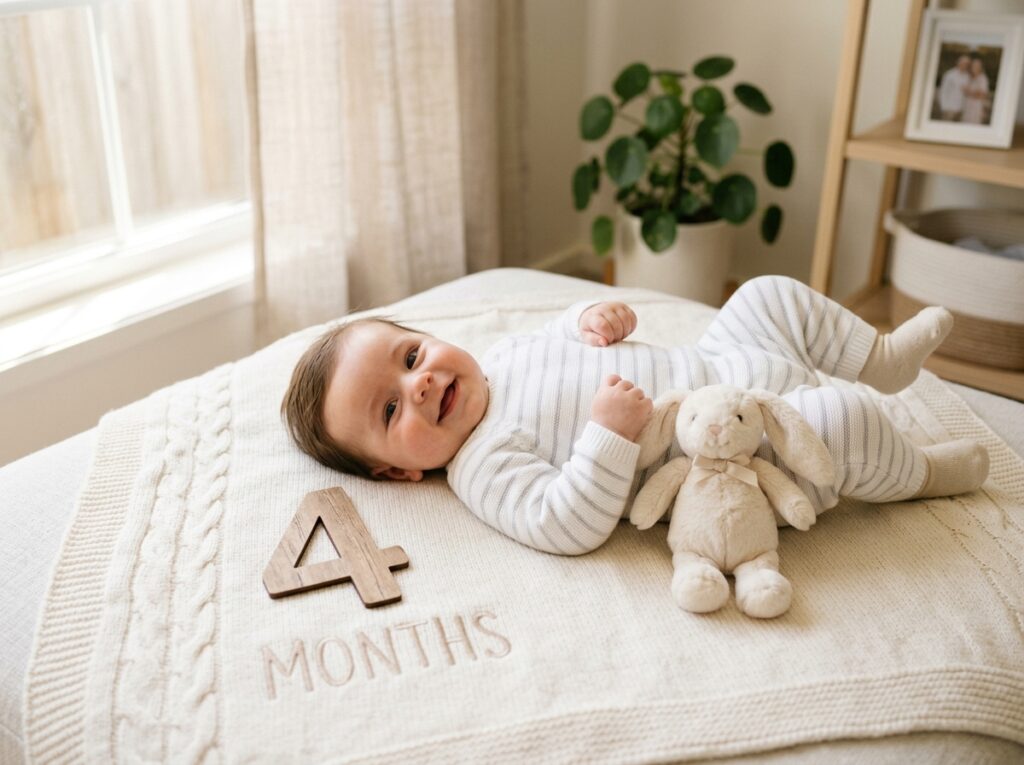 4 Months Baby Photoshoot Ideas