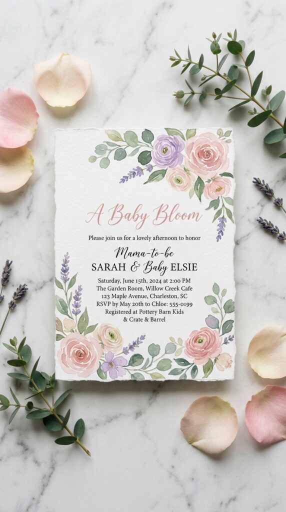 Baby Bloom Baby Shower Ideas