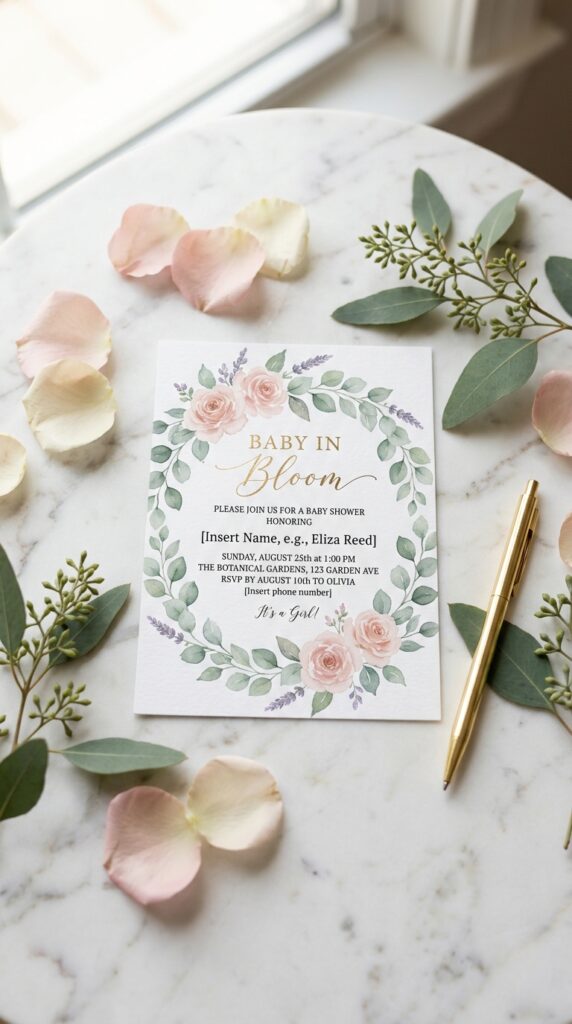 Baby In Bloom Baby Shower Ideas
