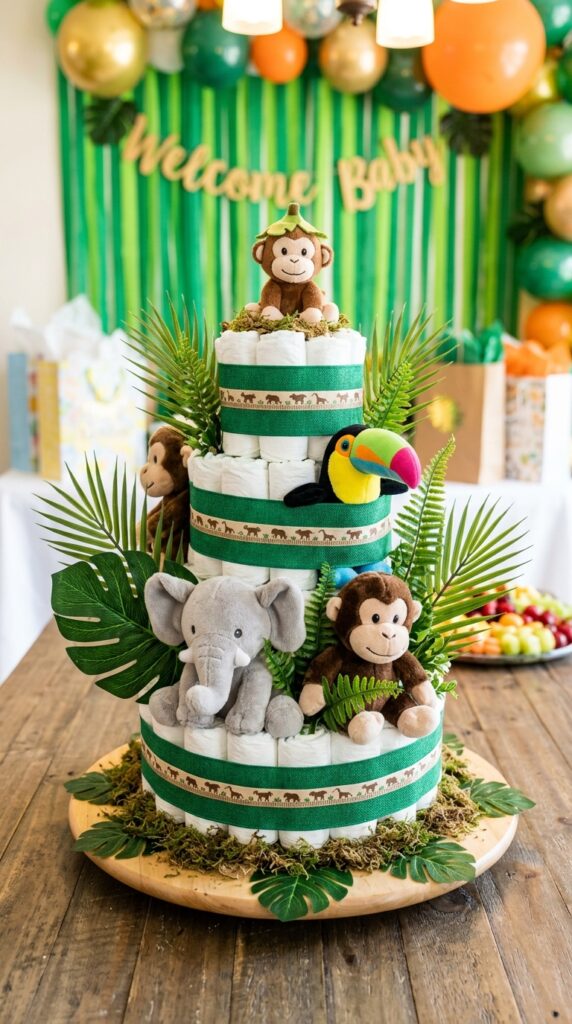 Adorable Diaper Cake Ideas for Baby Boys