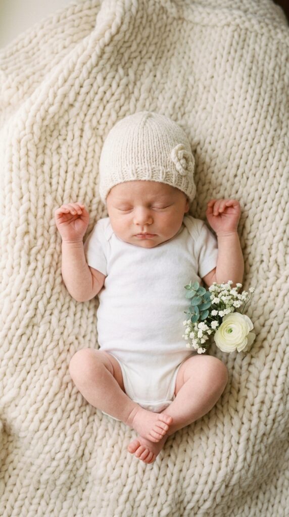 One Month Baby Photoshoot Ideas