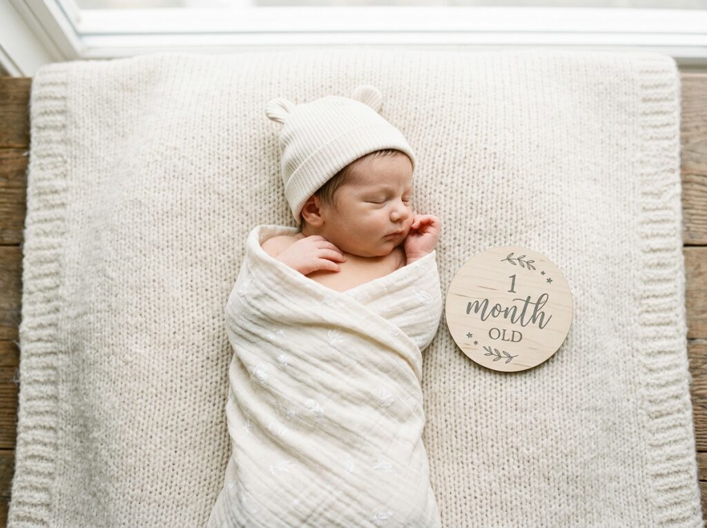 Baby 1 Month Photo Ideas