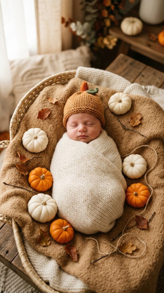 One Month Baby Photoshoot Ideas