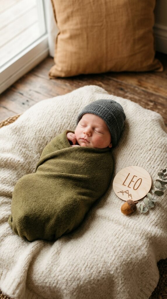 One Month Baby Photoshoot Ideas