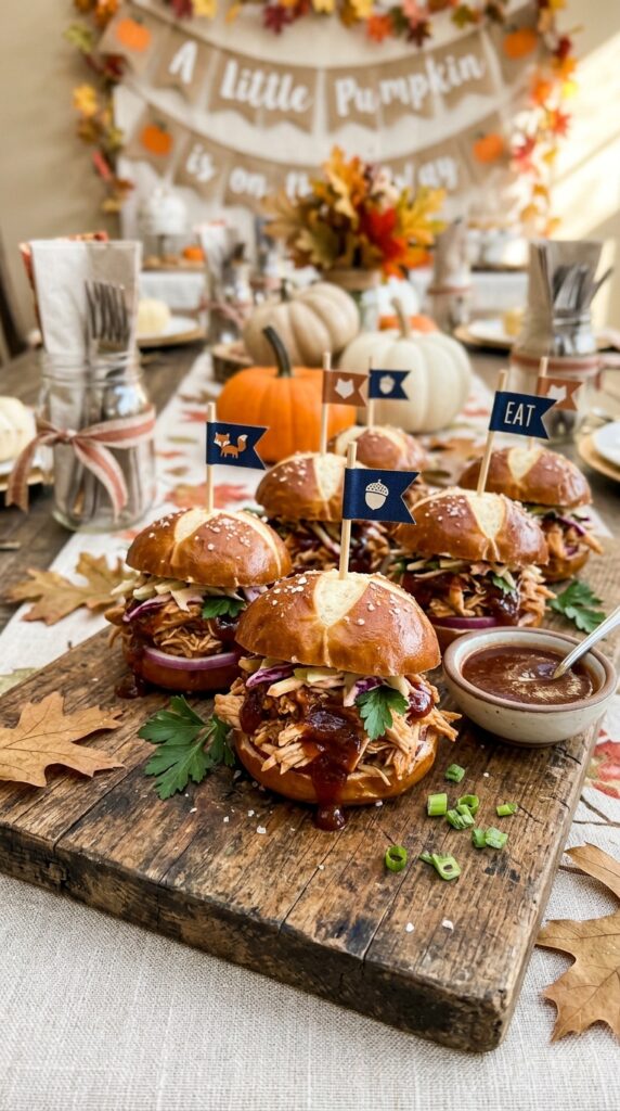 Fall Baby Shower Food Ideas for Boys