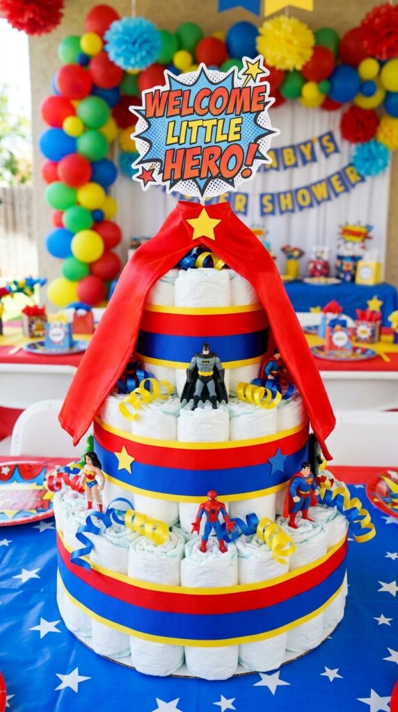 Adorable Diaper Cake Ideas for Baby Boys