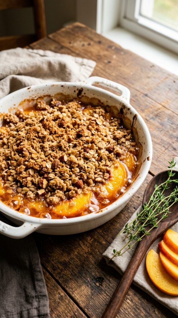 Easy Peach Desserts With Fresh Peaches