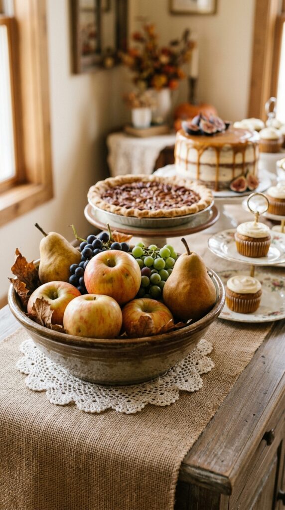 Fall Baby Shower Table Decor