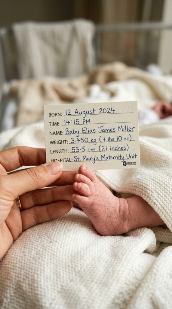 Newborn Hospital Pictures