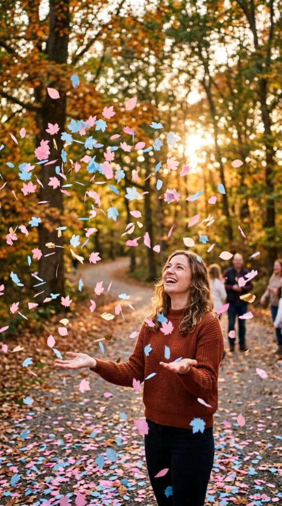 fall gender reveal ideas