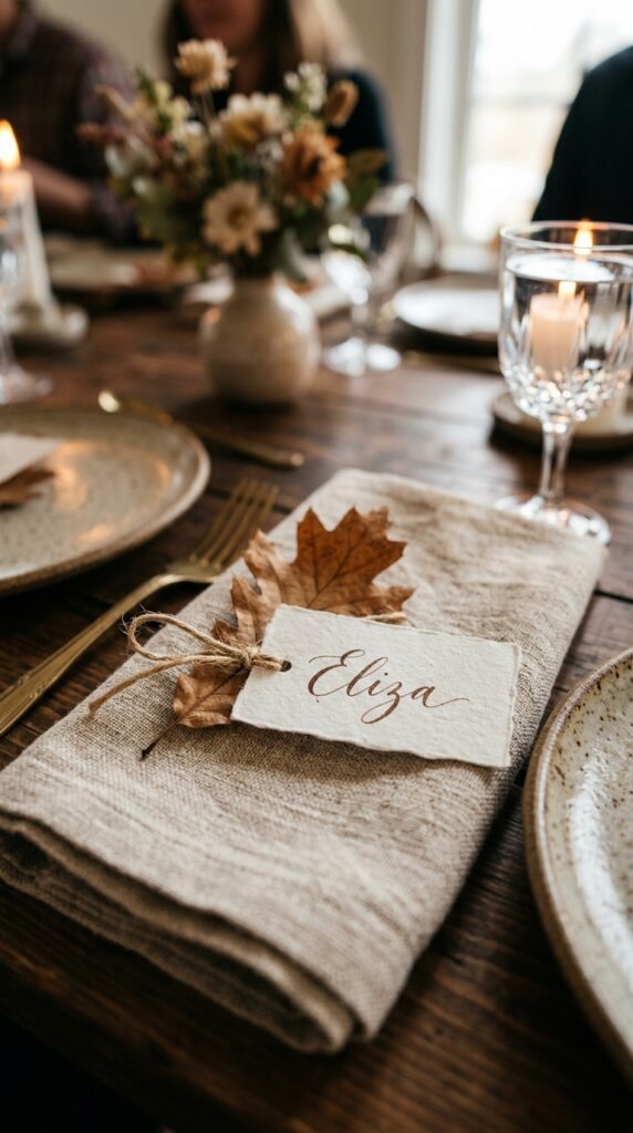 Fall Baby Shower Table Decor