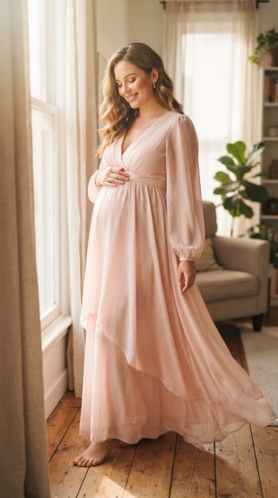 Pink Dress Maternity Ideas