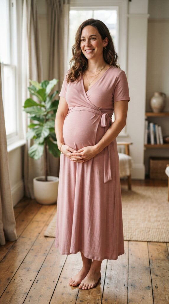 Pink Dress Maternity Ideas