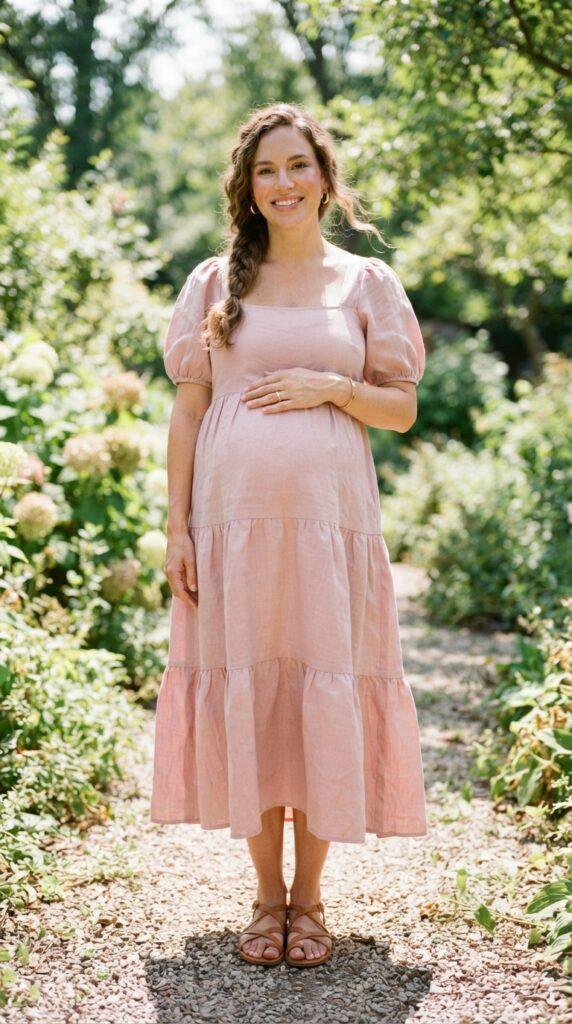 Pink Dress Maternity Ideas