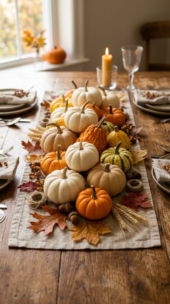 Fall Baby Shower Table Decor