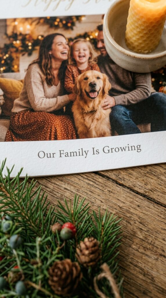 Winter Baby Announcement Ideas