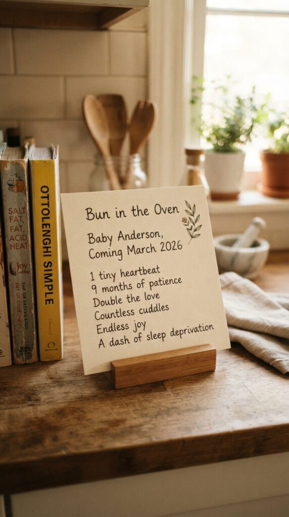 Pregnancy Announcement Ideas