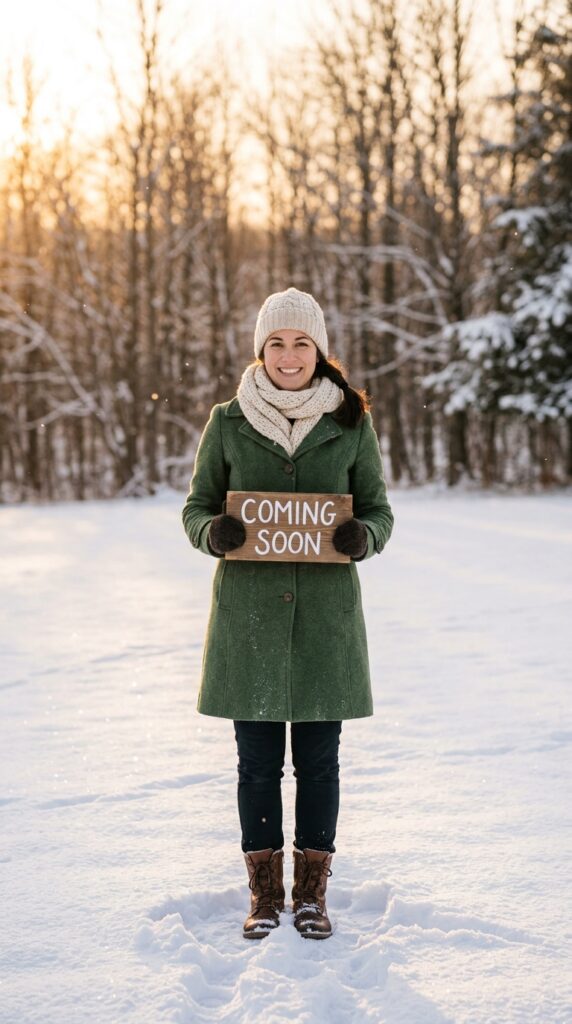 Winter Baby Announcement Ideas